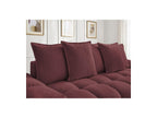 Everest - Fixed Straight 3-Seater Sofa - Mottled Fabric - 5 Cushions