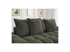 Everest - Fixed Straight 3-Seater Sofa - Mottled Fabric - 5 Cushions
