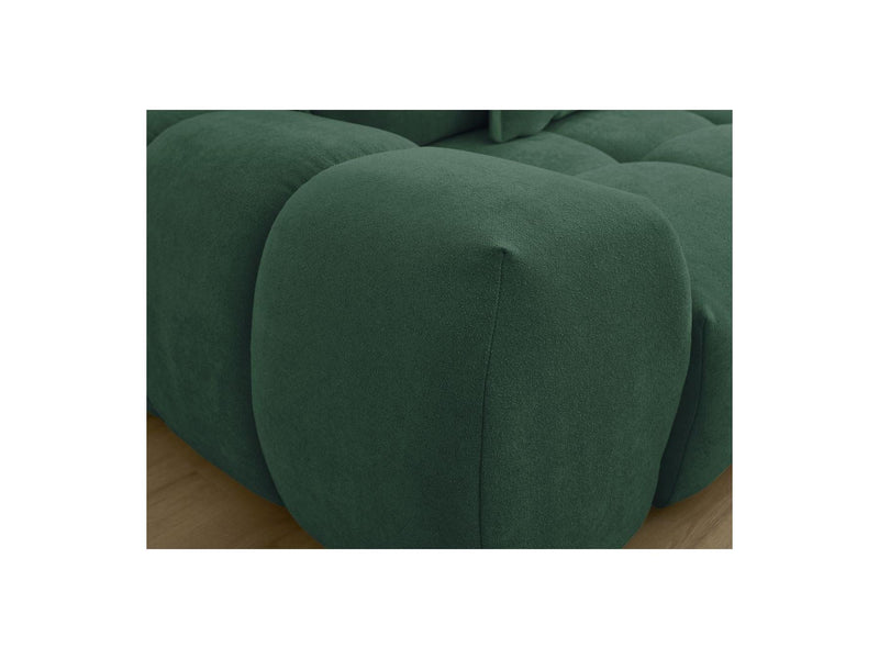 Canapé Droit Fixe 3 Places - Everest - Tissu Texturé - 5 Coussins