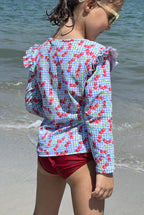 Alma Anti-UV Tee - Cherry