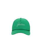 Herno - Casquette Logo Cotton - Femme - Green