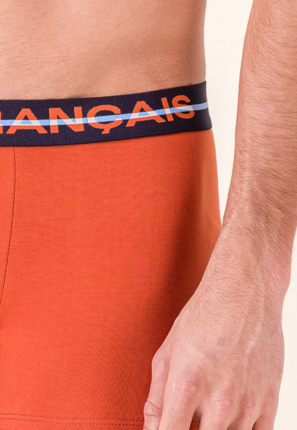 Cotton Redoutable Boxers - Brick Red