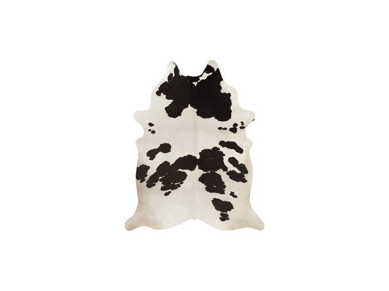 Tapis Effet Peau De Bête - Perle - Motif Vache