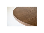 Sugiton - Set with Extendable Round Dining Table 130 to 180 cm + Set of Bastide Solid Oak Veneer Chairs - Set of 4 Chairs
