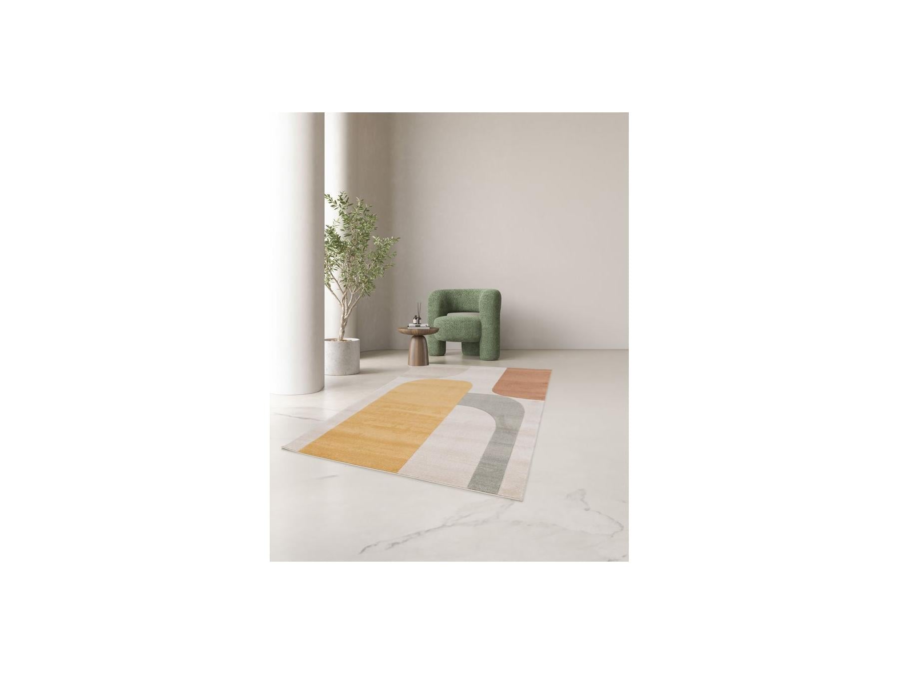 Robin - Short-Pile Rug - Abstract Pattern