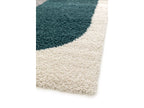 Ezio - Tapis Shaggy - Motif Abstrait - Orange