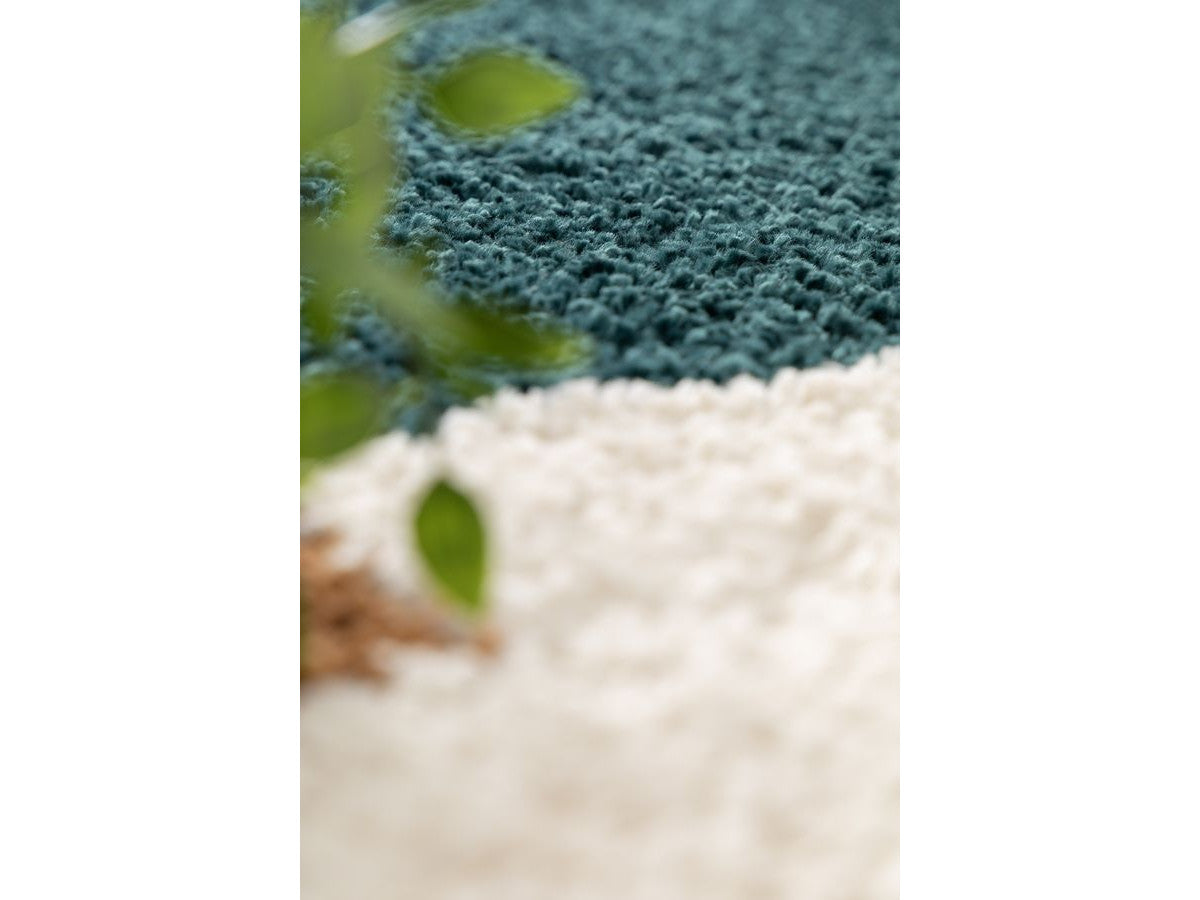 Ezio - Tapis Shaggy - Motif Abstrait - Orange