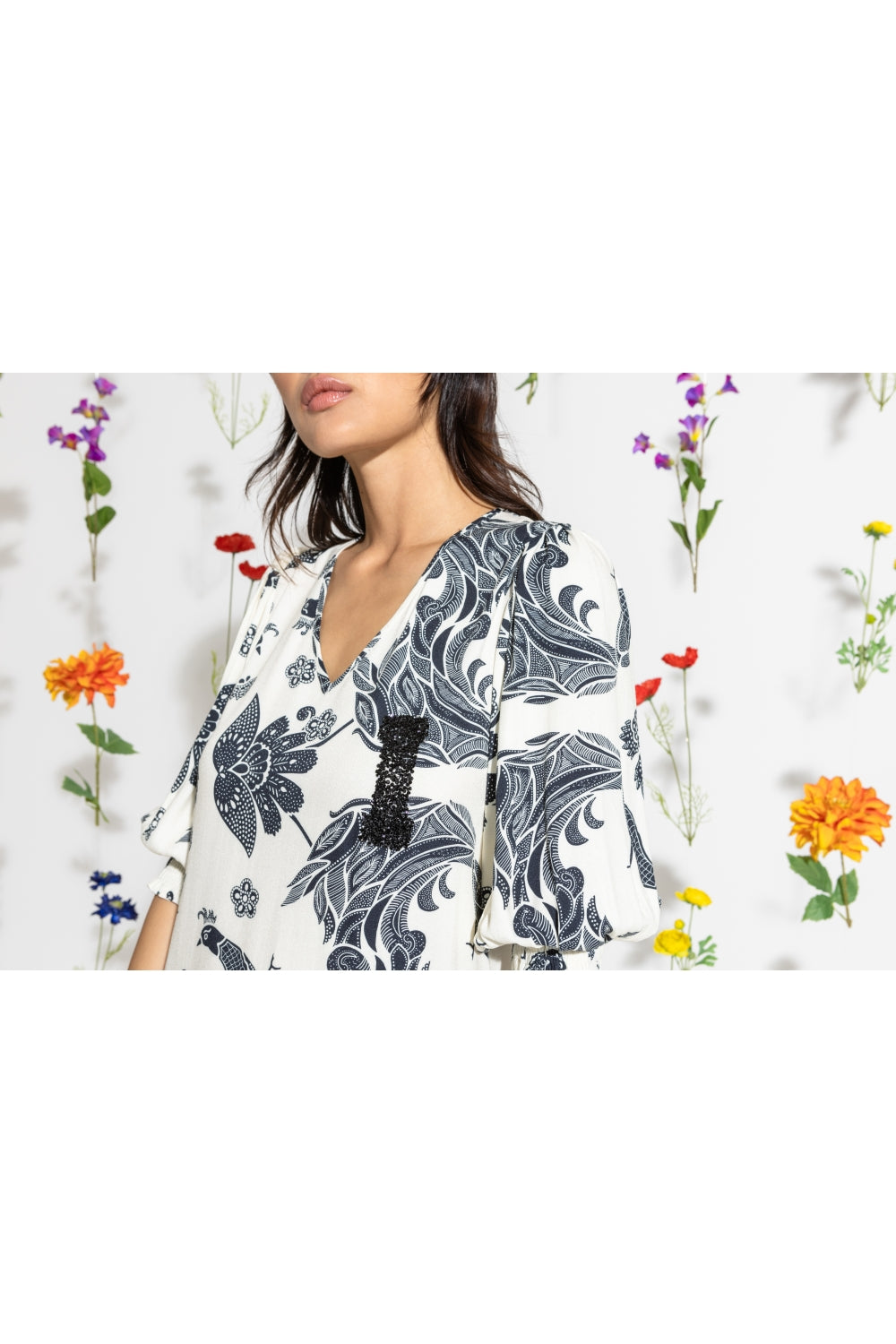 El vestido Farah Field Bird