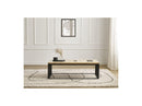 Rectangular Coffee Table - Martin - Solid Mango Wood and Metal