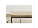 Rectangular Coffee Table - Martin - Solid Mango Wood and Metal