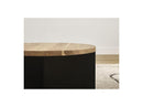 Martin - Round Coffee Table - Solid Mango Wood and Metal