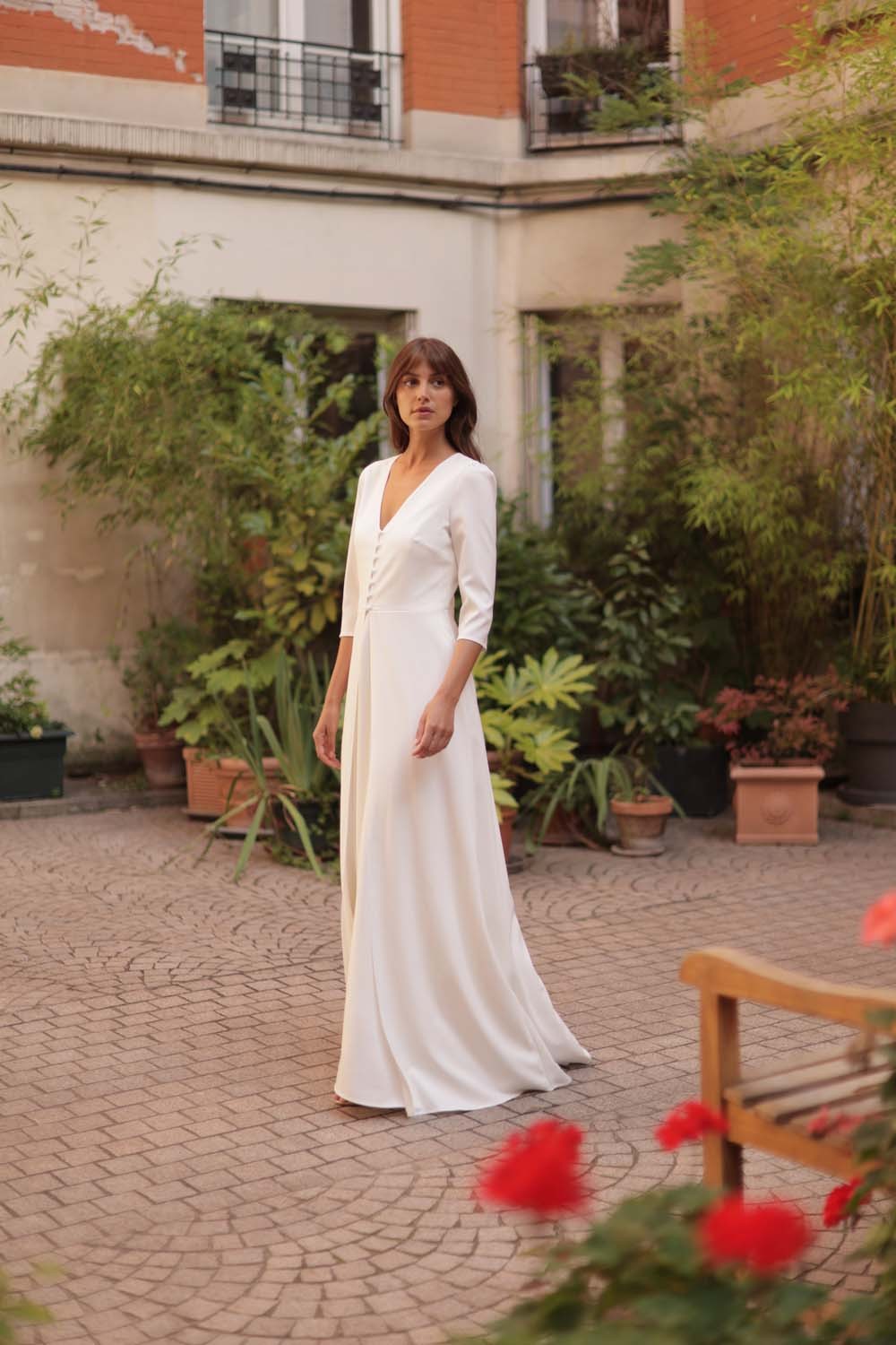 Sur-Robe Naomi - Blanc