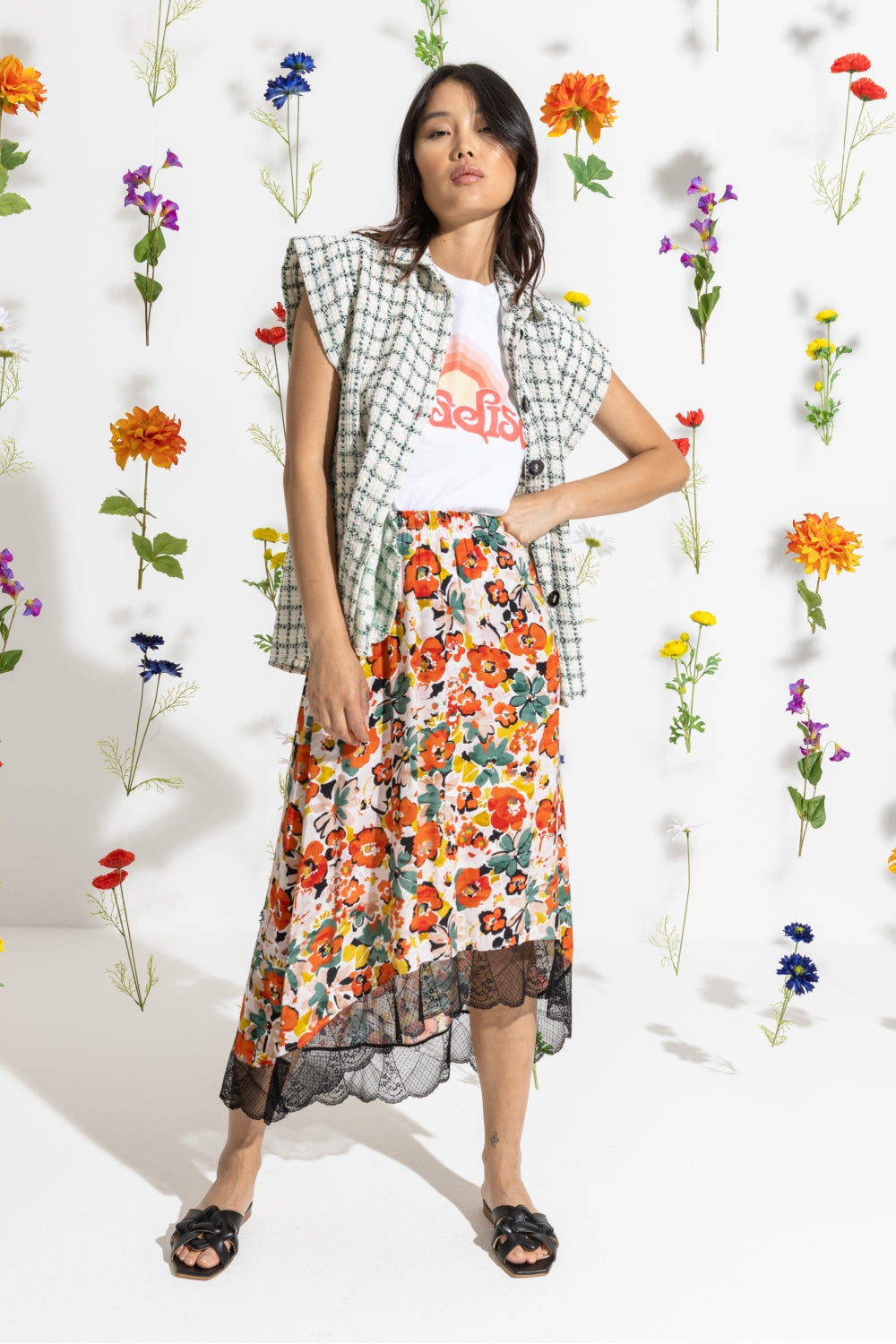 The Bettina Flower Of Love Skirt