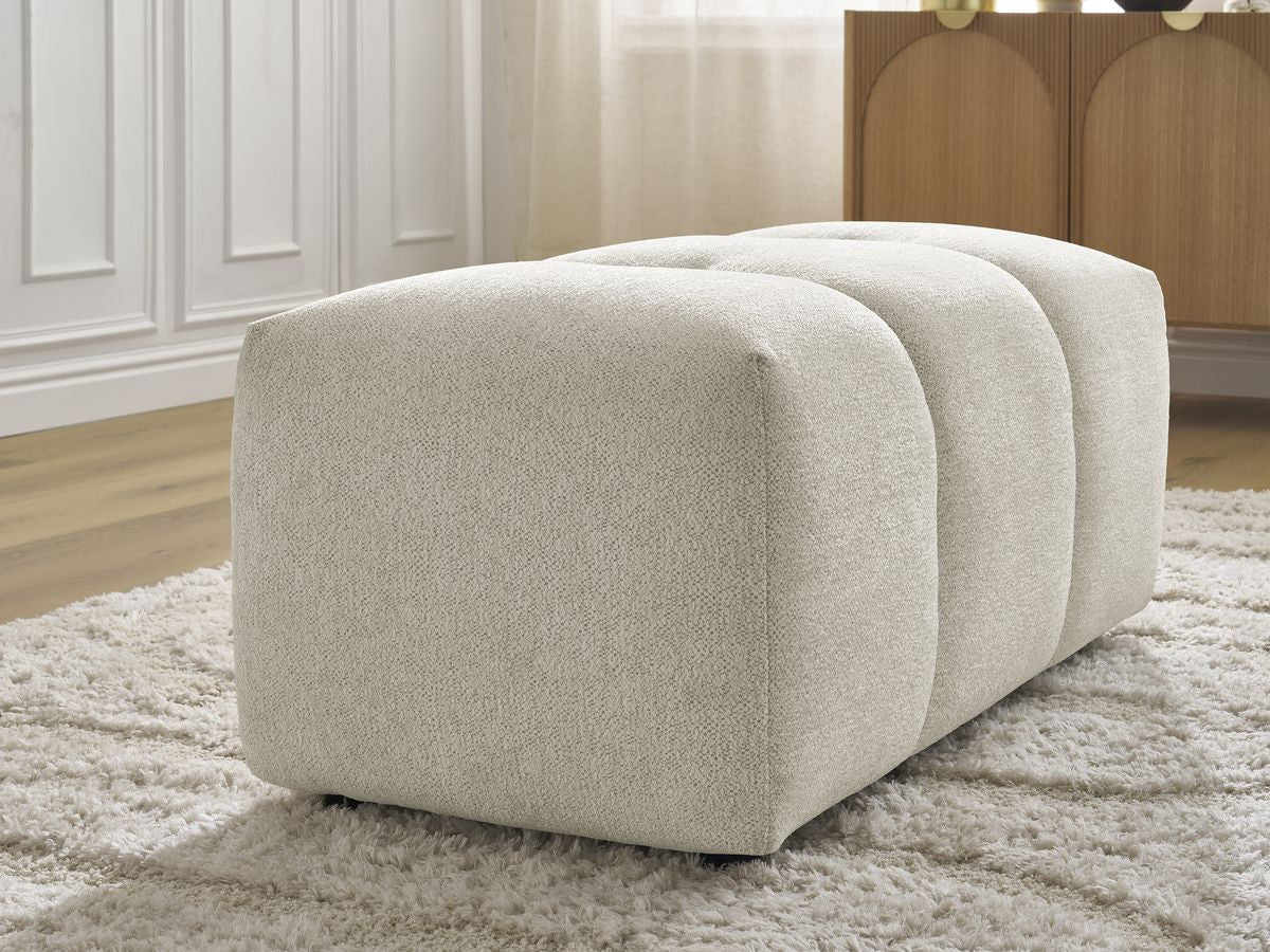 Roxelane - Pouf - Tissu Chiné