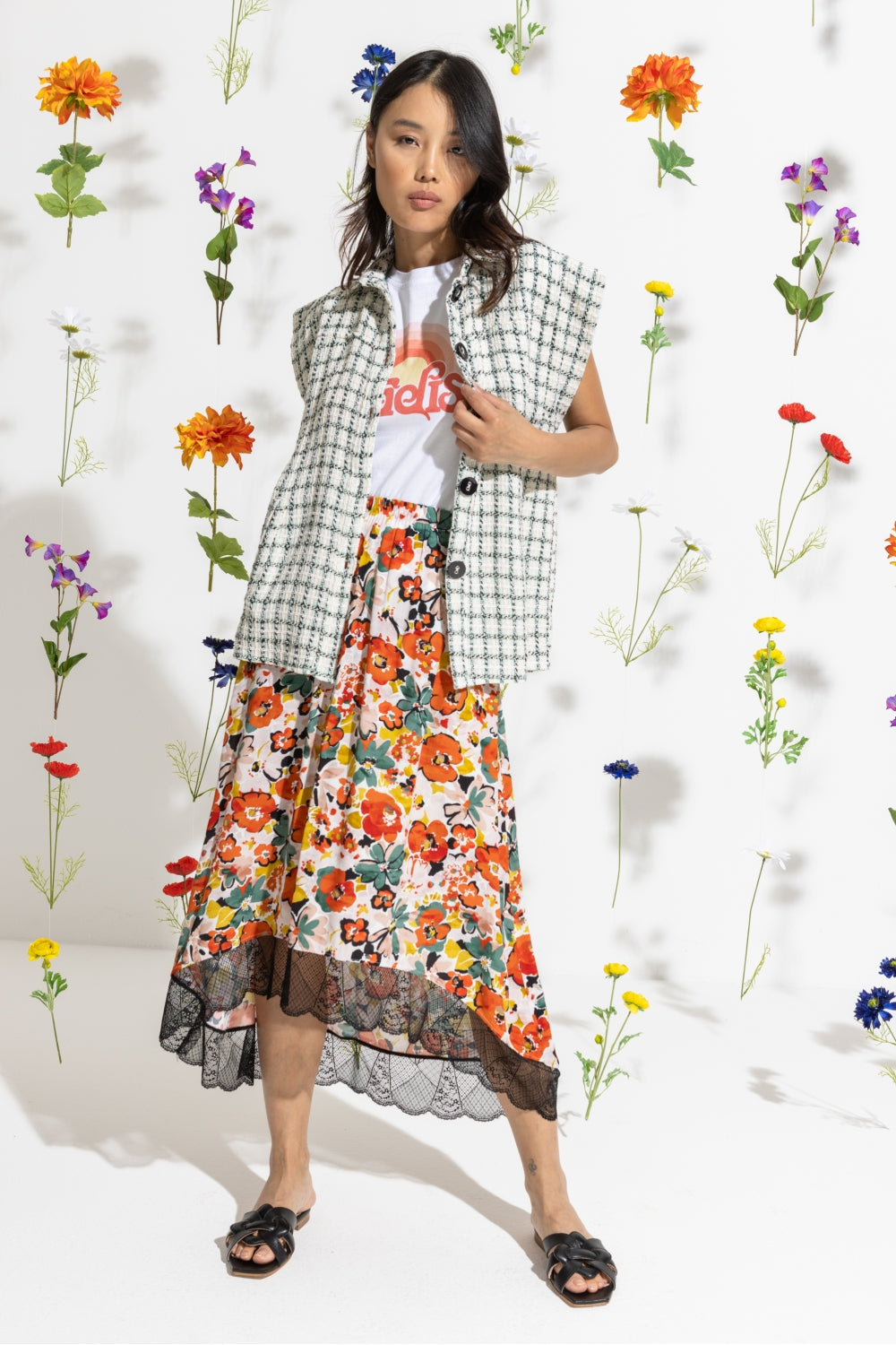 The Bettina Flower Of Love Skirt