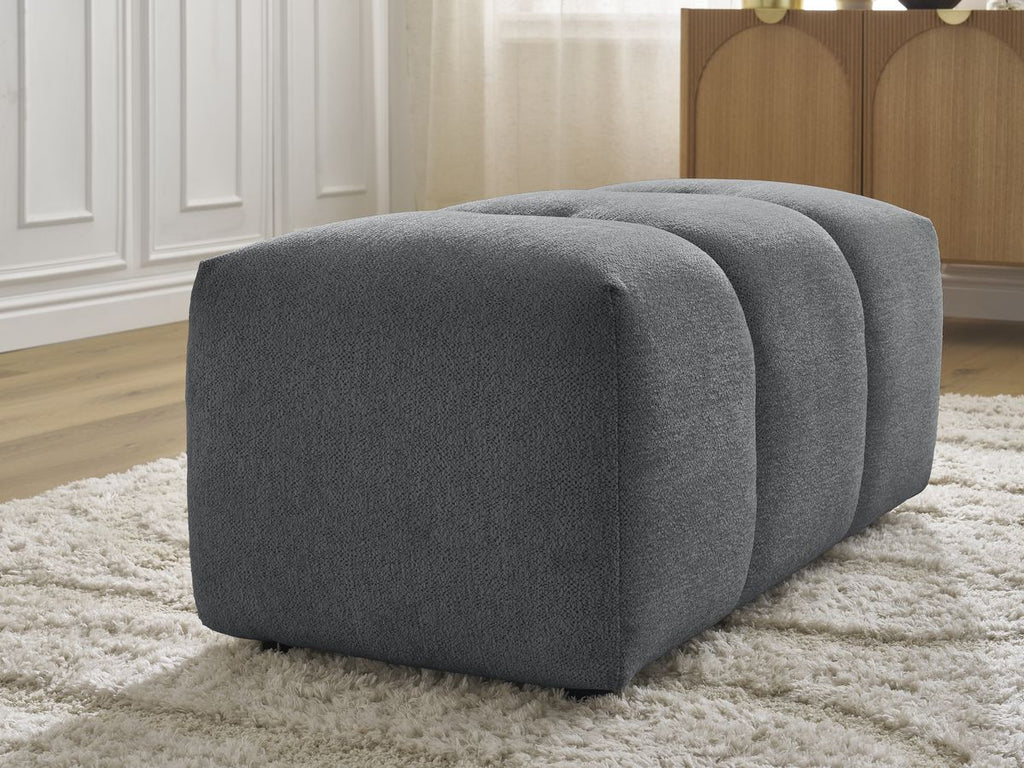 Roxelane - Pouf - Tissu Chiné