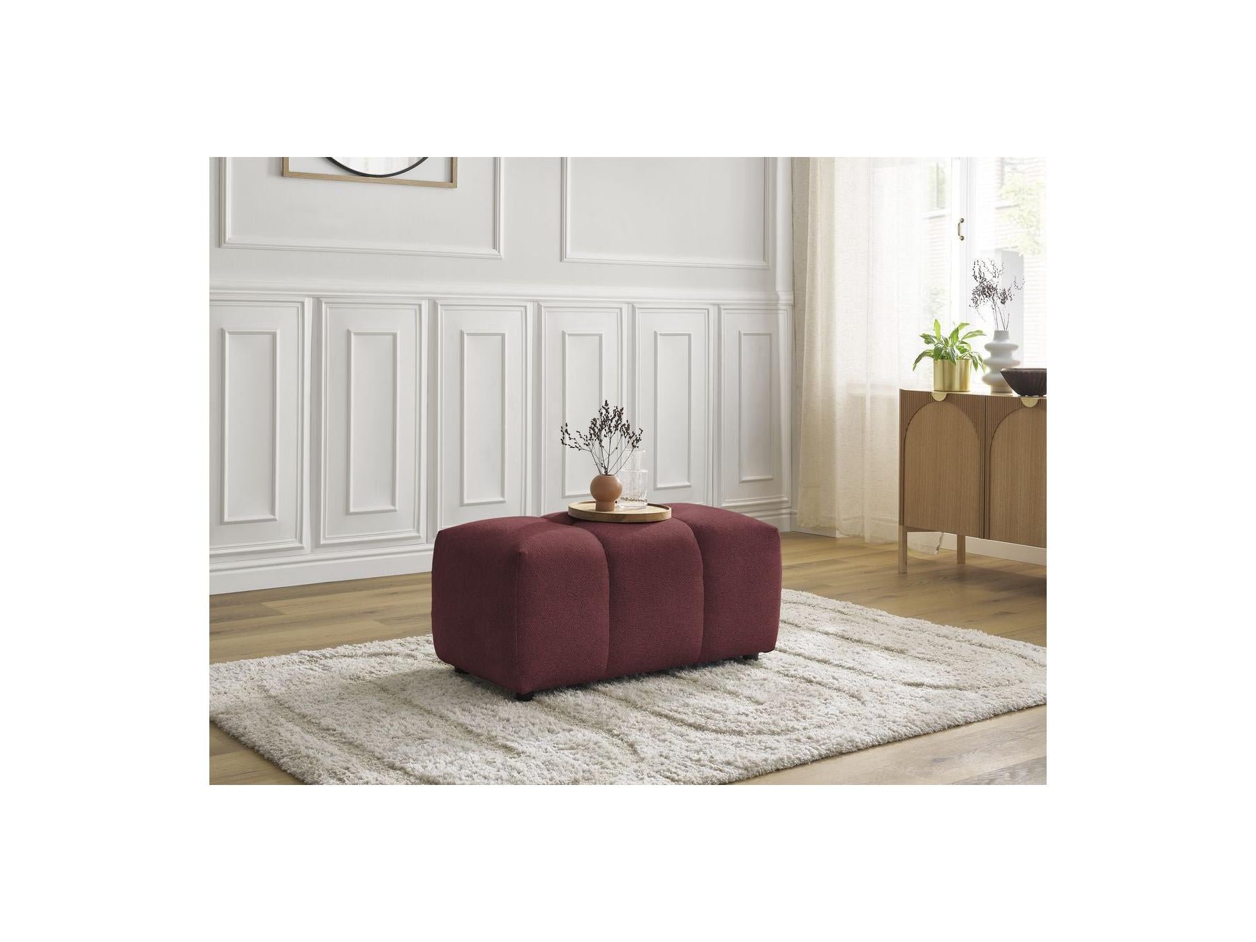 Roxelane - Pouf - Tissu Chiné