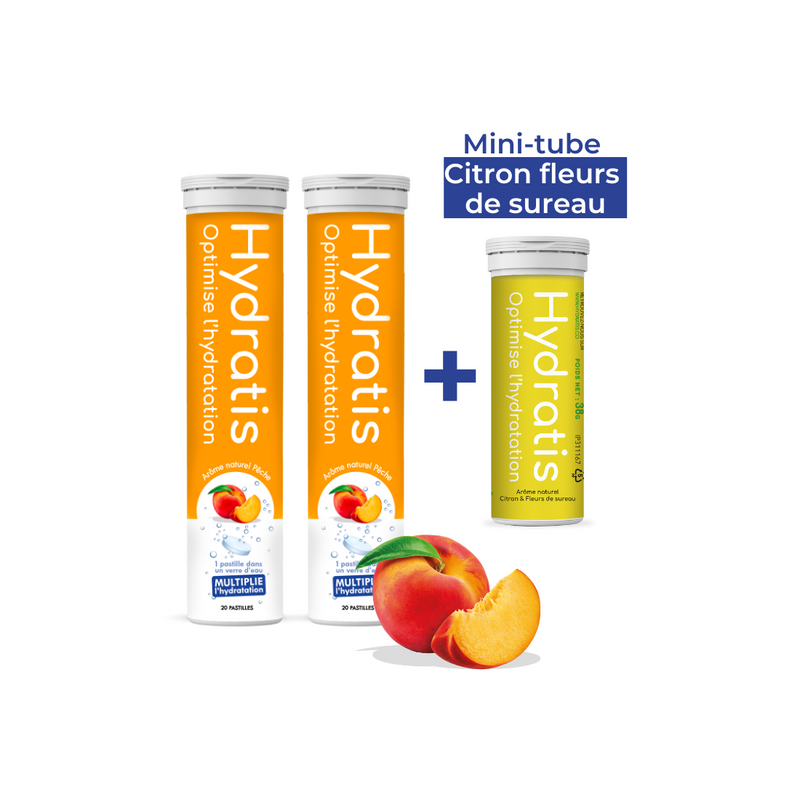 2 Tubes Peach + 1 Mini-Tube Lemon Elderflower