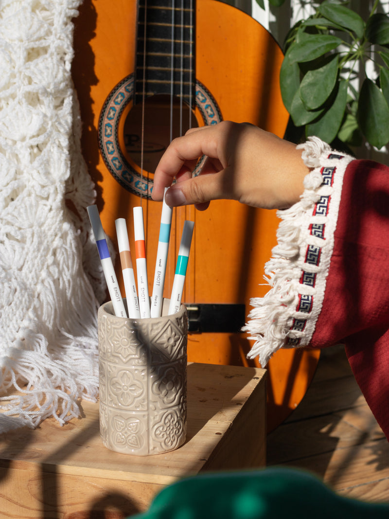 5 Feutres - Gipsy Poetry - Emott By Uni-Ball