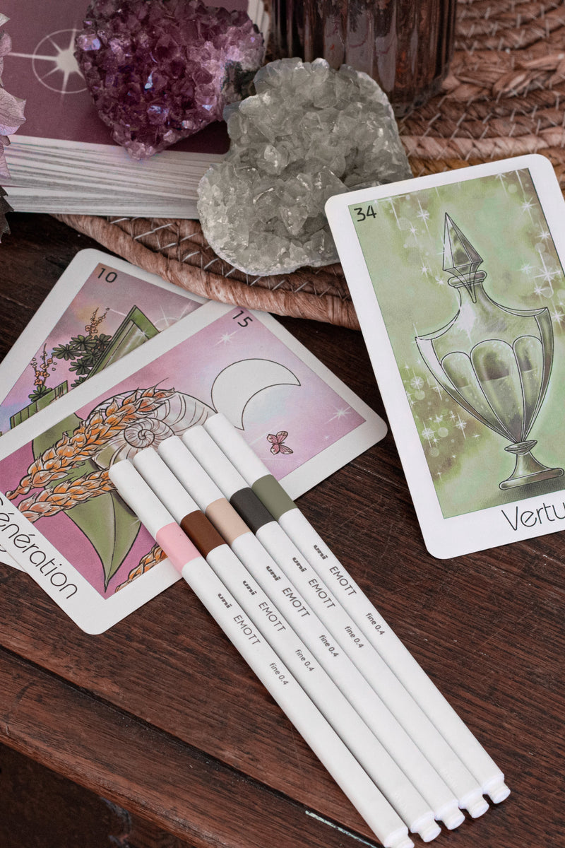 5 Feutres - Mystical Spirit - Emott By Uni-Ball