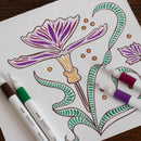 5 Feutres - Secret Garden - Emott By Uni-Ball