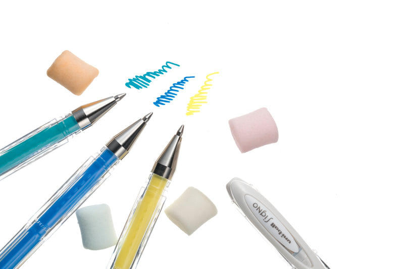 Set De 8 Rollers - Encre Gel Pastel - Uni-Ball