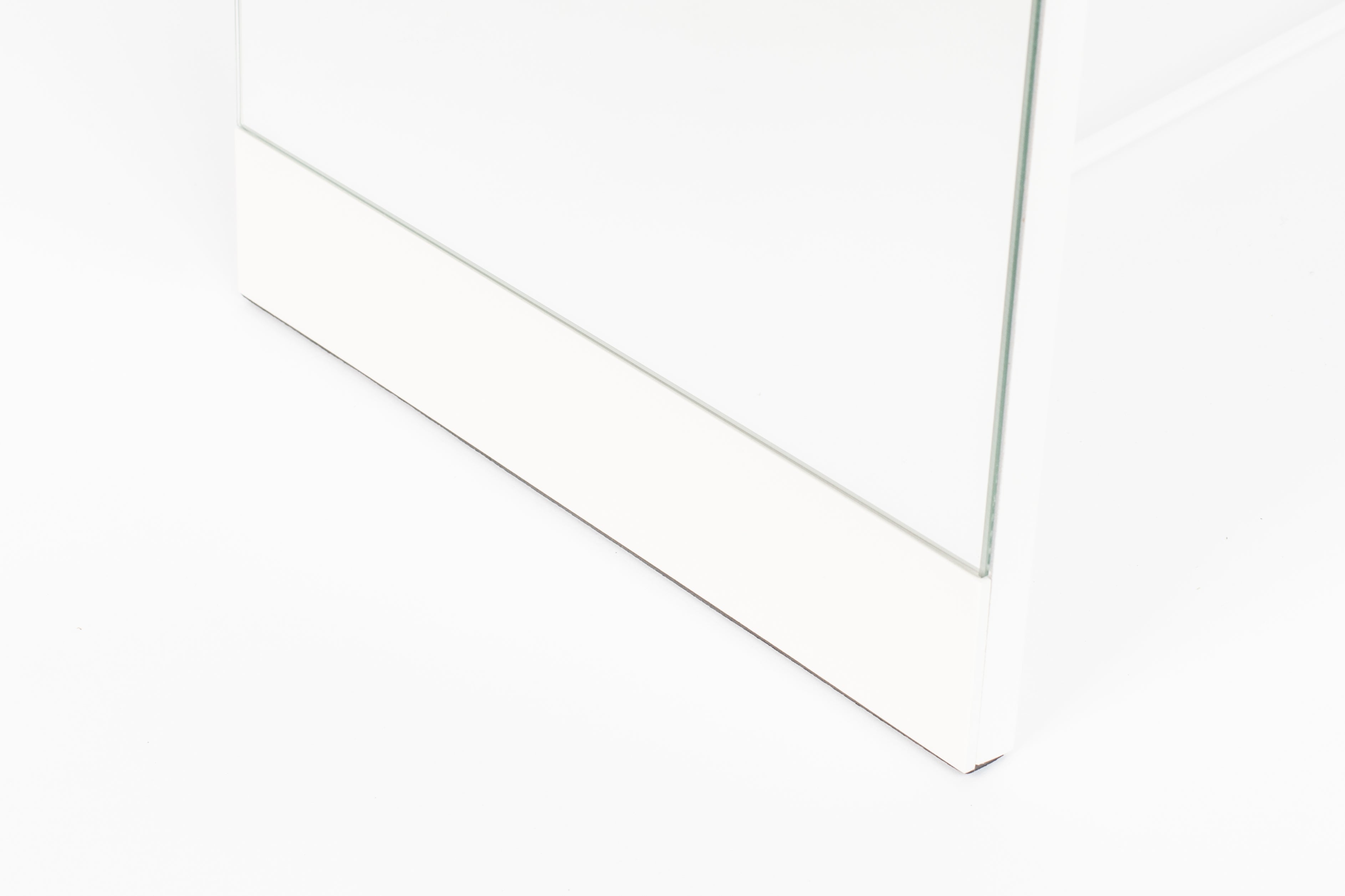 Stand - Mirror - Steel - White