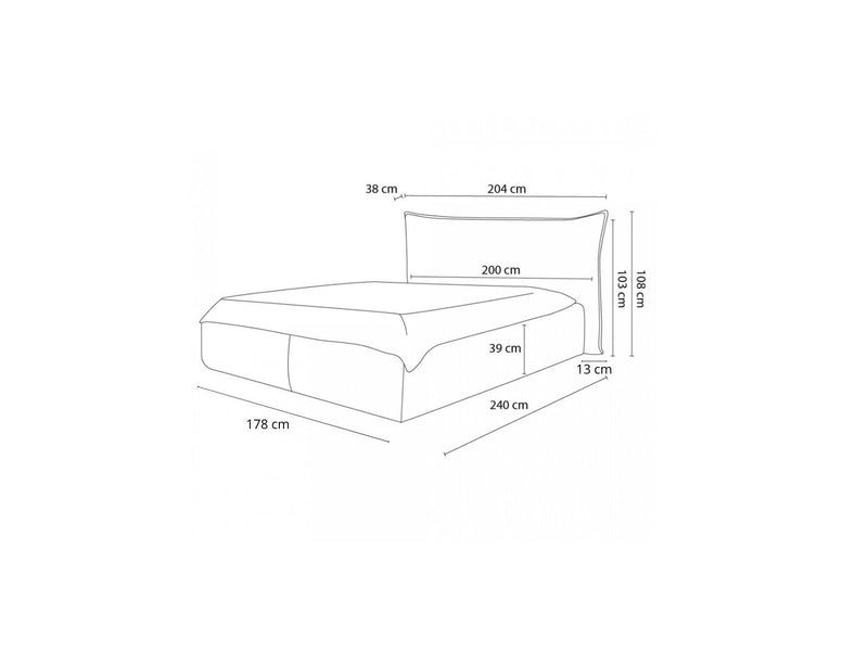 Jade - Trunk Bed With Pillow Effect Headboard