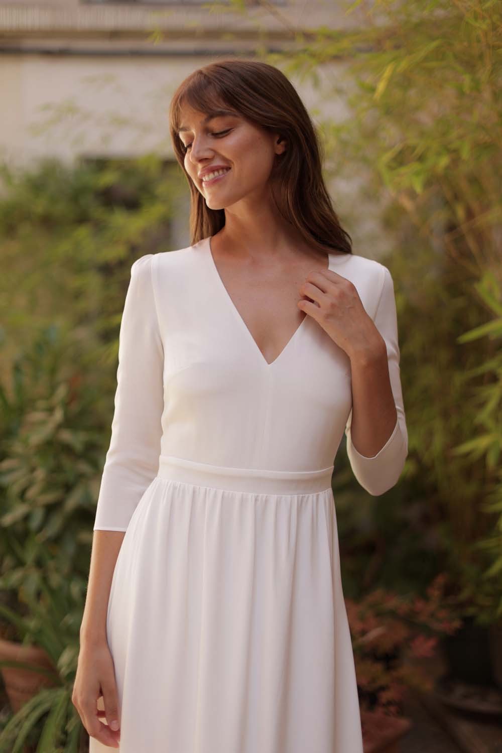 Noelie Dress - White