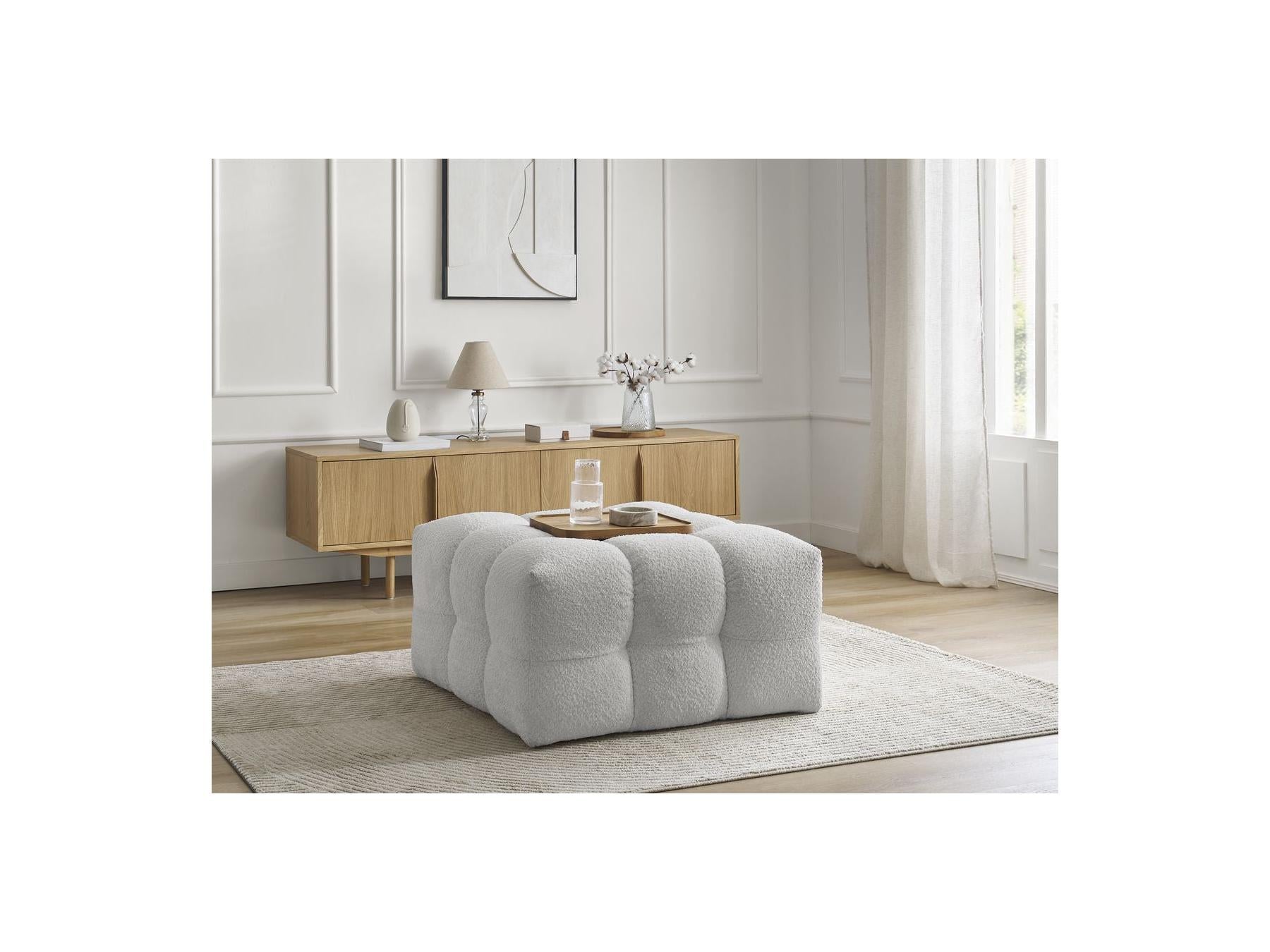 Cloud - Pouffe - Bouclé Fabric