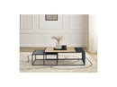 Nesting Coffee Tables - Martin - Solid Mango Wood and Metal