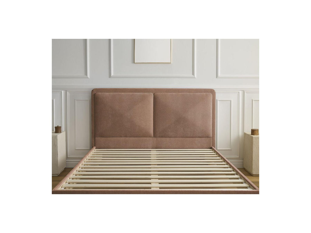 Cama Con Lamas Macizas - Mara - Tejido Texturizado