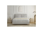 Cama Con Lamas Macizas - Mara - Tejido Texturizado