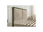 Mara - Bed with Solid Slats - Two-Tone Textured Fabric
