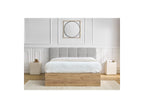 Cama con canapé - Kumo - Tejido bouclé