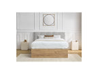 Cama con canapé - Kumo - Tejido bouclé