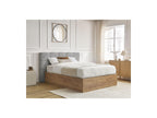 Cama con canapé - Kumo - Tejido bouclé