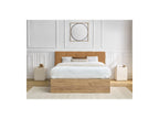 Cama con canapé - Kumo - Tejido bouclé