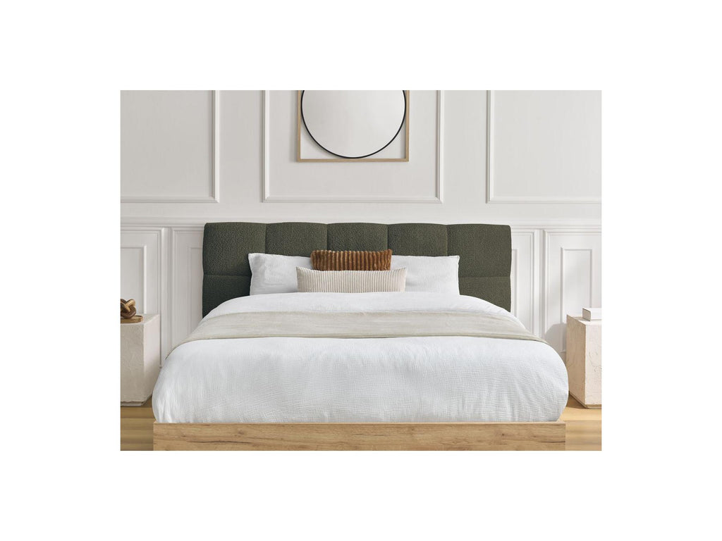 Cama con canapé - Kumo - Tejido bouclé