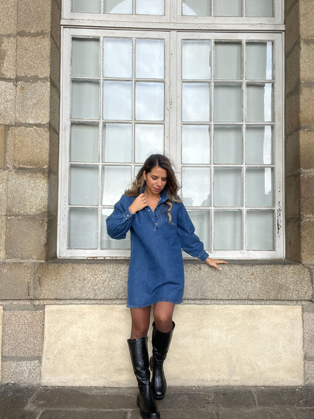 Botas altas negras Nora