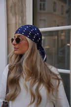 Foulard À Pois Anaé - Marine
