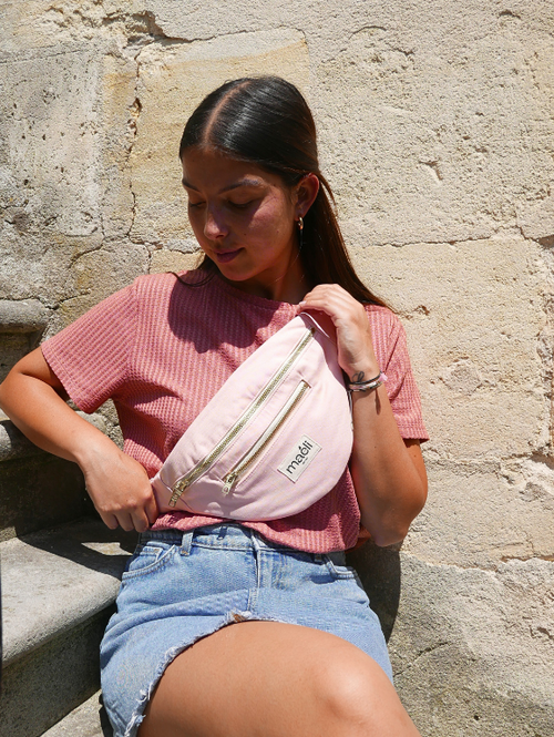 Sac Banane - Leonie - Rose Pâle