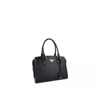 Prada - Bolso de mano de piel Saffiano - Mujeres - Negro