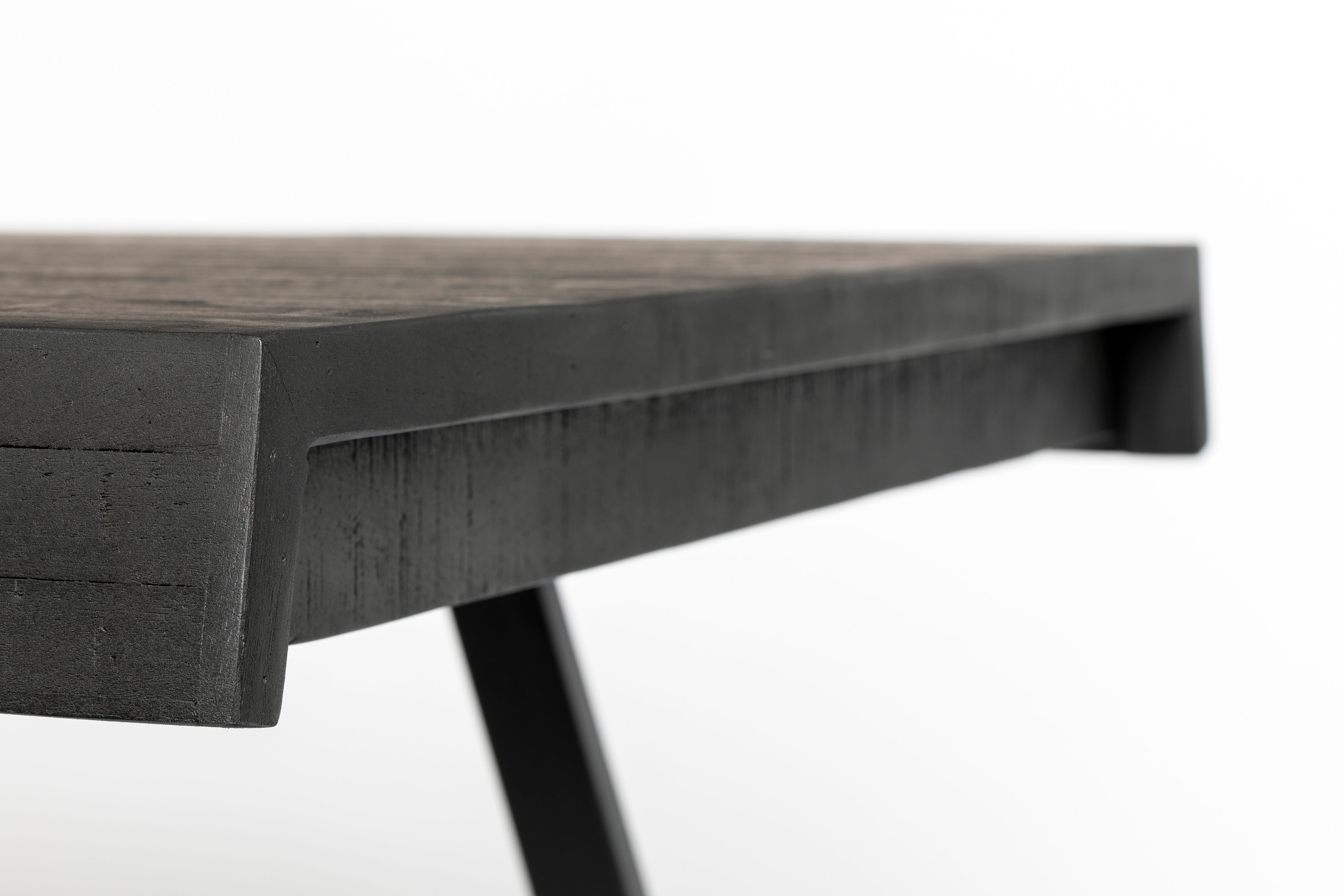 Suri - Table De Salle À Manger - Bois - Noir