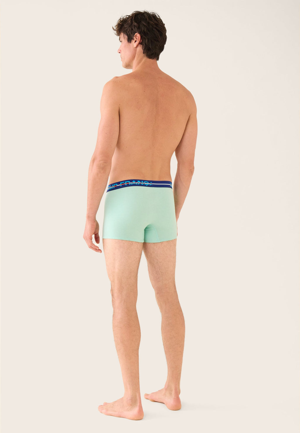 Boxer Redoutable En Coton - Vert Azur