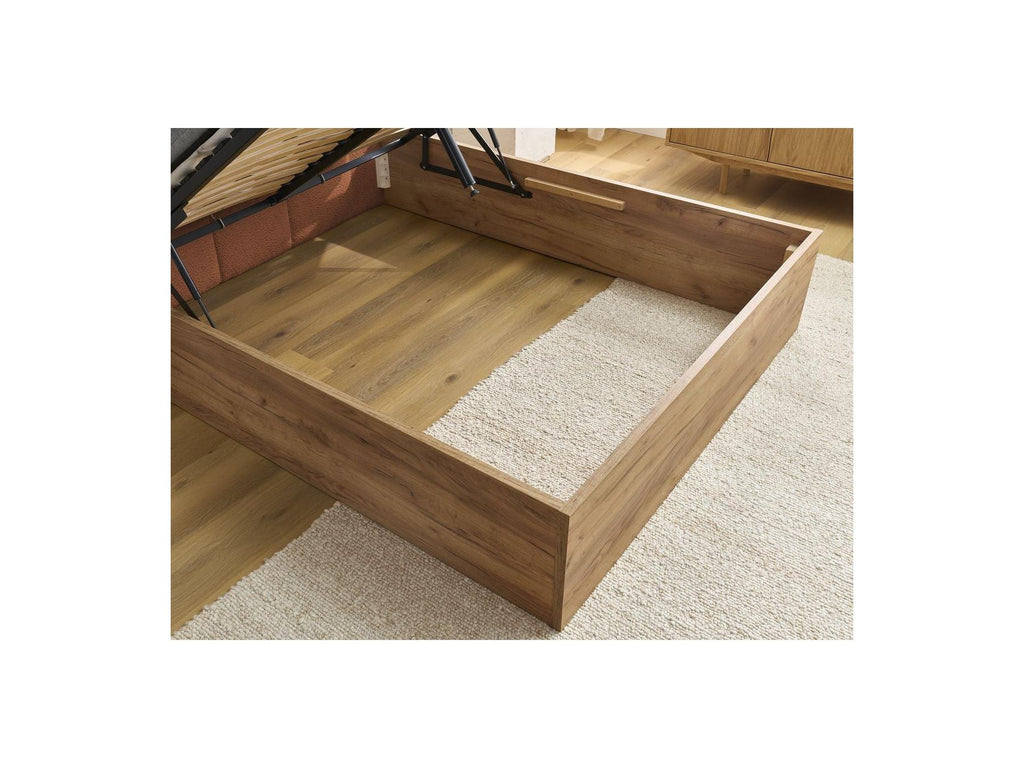 Cama con canapé - Kumo - Tejido bouclé