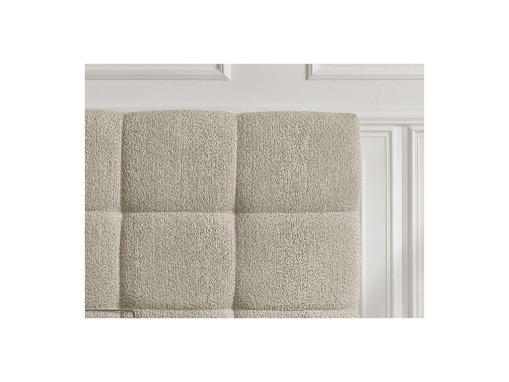 Cama con canapé - Kumo - Tejido bouclé