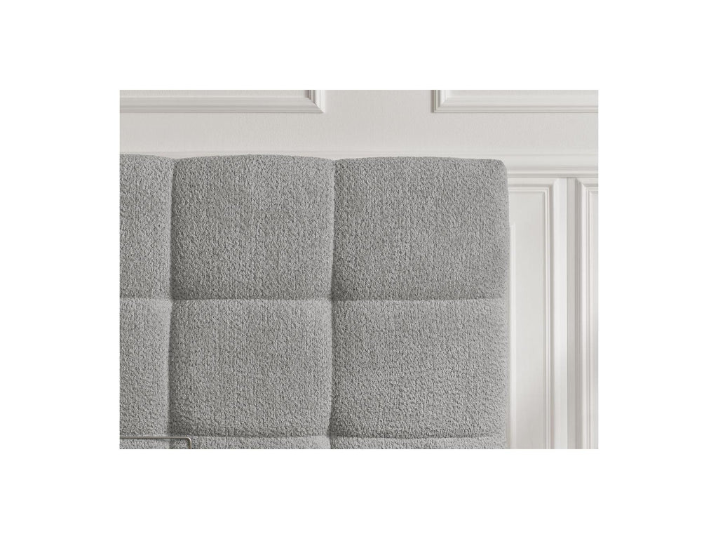 Cama con canapé - Kumo - Tejido bouclé