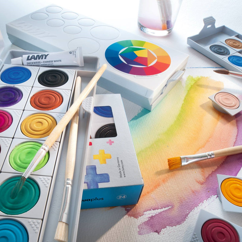 Boite - 24 Pastilles De Peinture - Lamy