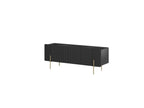 Mathilde - TV Unit 2 Doors 1 Drawer - Gold Legs
